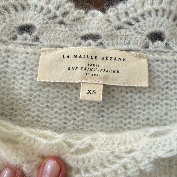 Sezane cream sweater - Picture 2 of 4